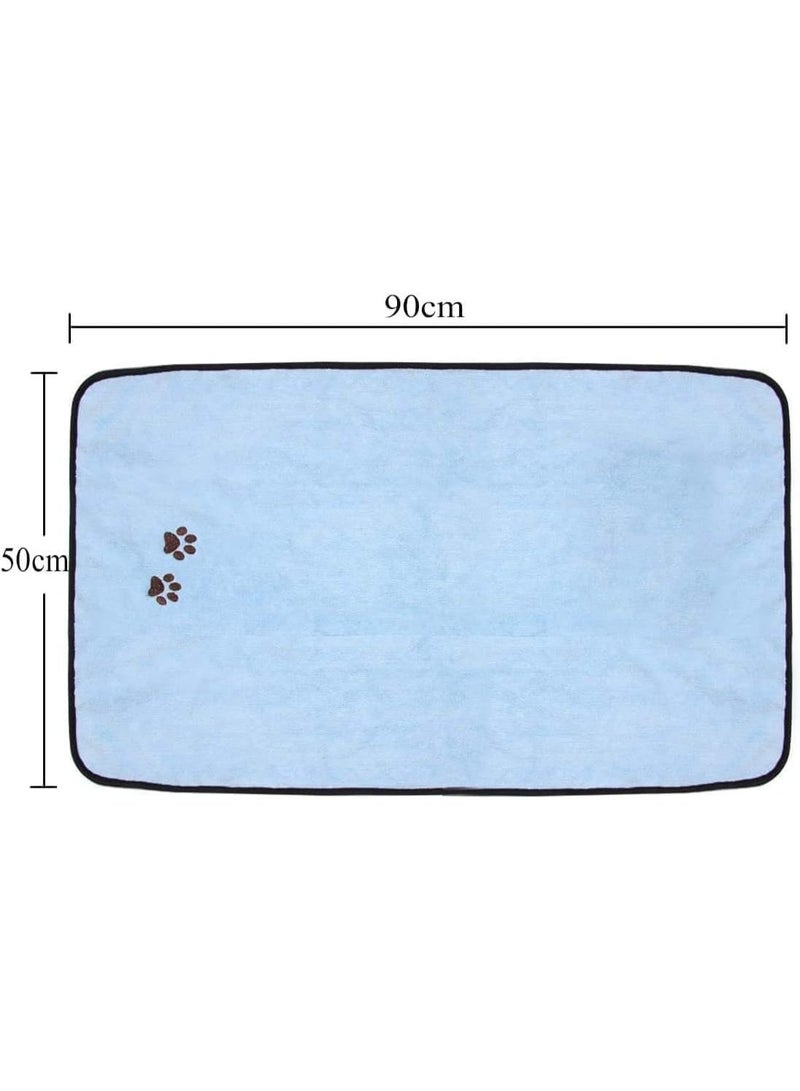 ChicAbode Pet Towels, Microfiber Quick Drying Towel, Cat And Dog Absorbent Towels, Lightweight Durable and Easy to Carry, Great for Bathing and Grooming, for Small, Medium Dogs and Cats, 2pcs - Image 2